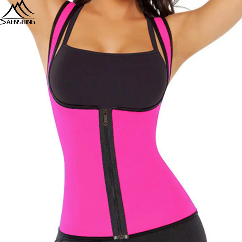 Женский неопреновый корсет Saenshing майка для занятий йогой и фитнесом спортивная