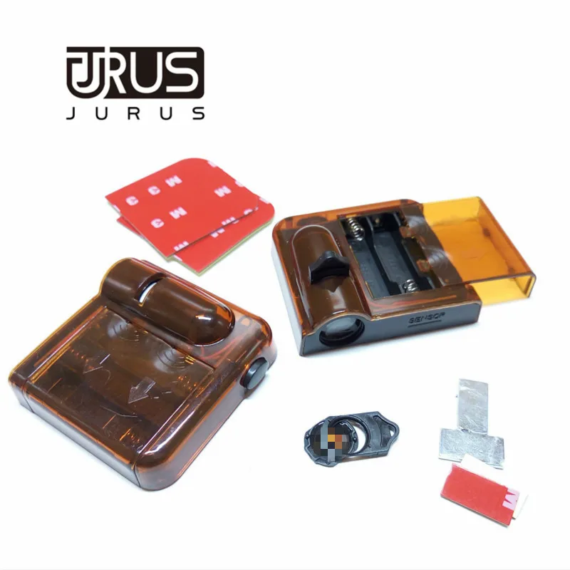 JURUS 2 шт. беспроводной автомобильный проекционный светодиодный проектор с логотипом, дверной светильник, освещение салона автомобиля для Renault Logan для Mazda для Ford Focus