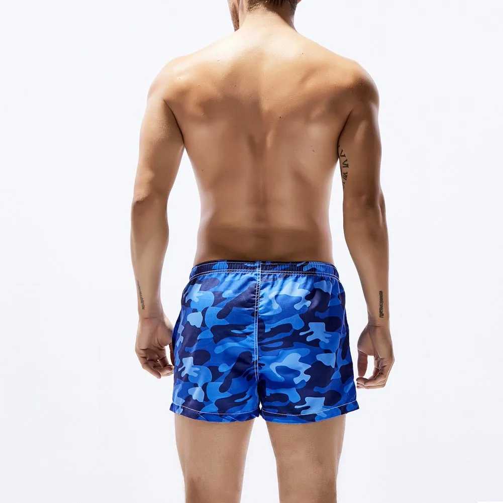 Newly Men Sexy Trunks Workout Jogger Boxers Sweatpants Summer Beach Bottoms Quick Drying Shorts | Спорт и развлечения