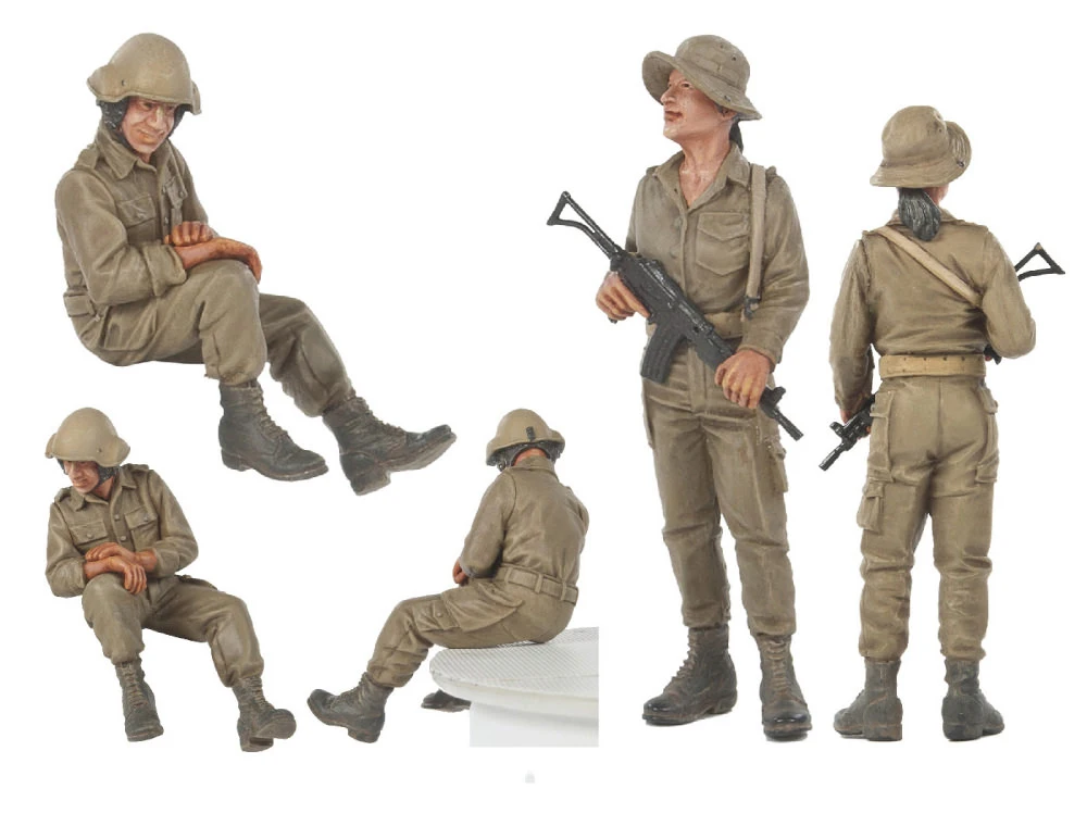 1/35 масштаб смолы фигурка израильских солдат 2 фигурки|1/35 scale resin figure|resin figure1/35 |