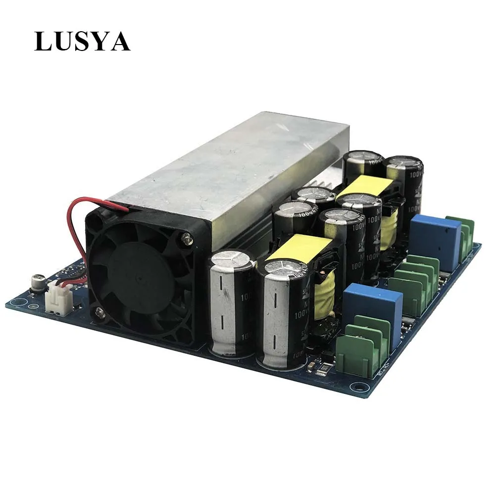 Lusya IRFP4227 IRS2092S Цифровой моно-усилитель 2000 Вт усилитель мощности платы Hi-Fi T0669