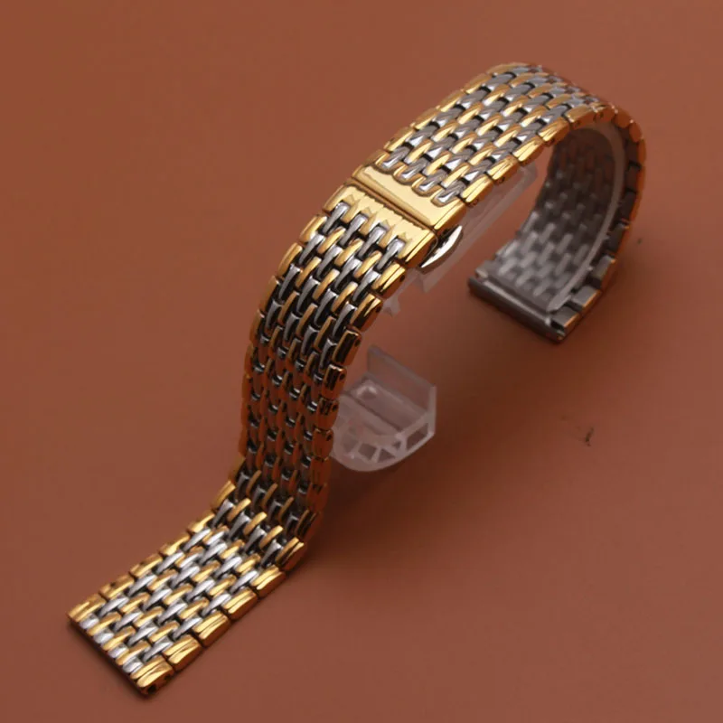 Браслет для часов мужской из нержавеющей стали металлический кварцевый браслет