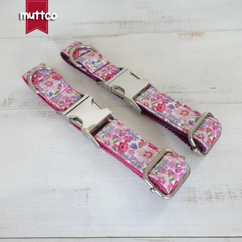 MUTTCO/Розничная продажа яркие воротнички ручной работы высокое качество Блестящие