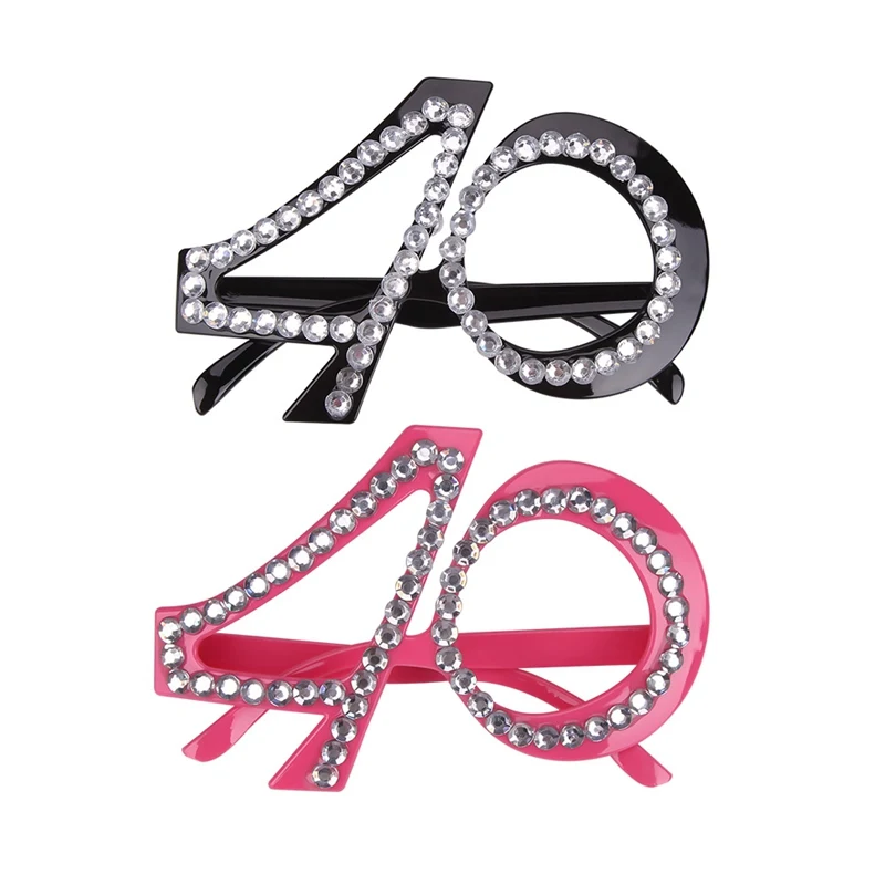 1 шт. Новые забавные очки костюмы 40th/50th с днем рождения фото стенд реквизит День Рождения украшения принадлежности