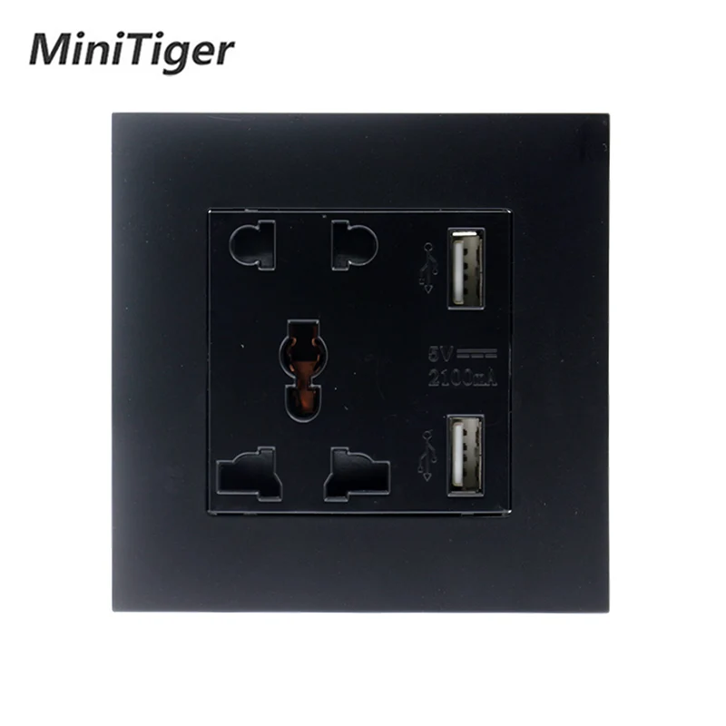 Minitiger умный дом пластиковая панель производитель настенная розетка USB