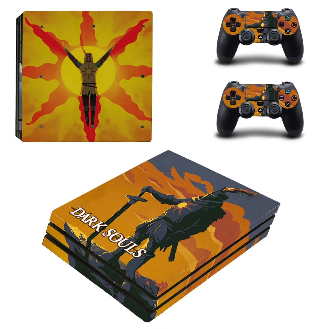 Dark Souls 3 PS4 Pro sticker s Play station 4 PS 4 Pro наклейка на кожу для sony Playstation 4 Pro консоль и контроллер