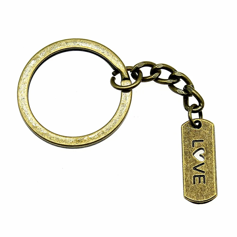Брелки для девочек с надписью Love Heart Tag подарок подружки невесты Прямая поставка
