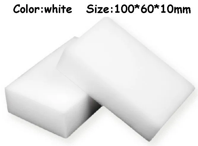 200 шт./лот Оптовая Белая магия губка Ластики Меламин очистки многофункциональный