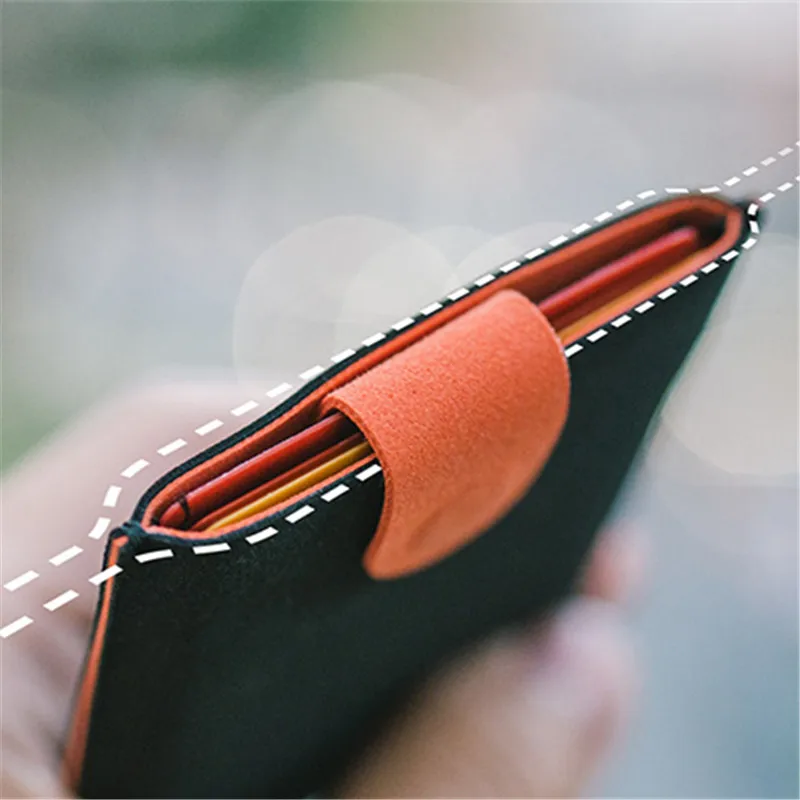 2021 креативный мужской женский кошелек с Rfid блокировкой для кредитных карт