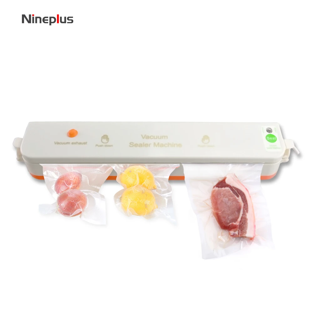 Упаковщик для пленки Nineplus 110/220 В в комплекте 10 пакетов вакуумного хранения|sealer