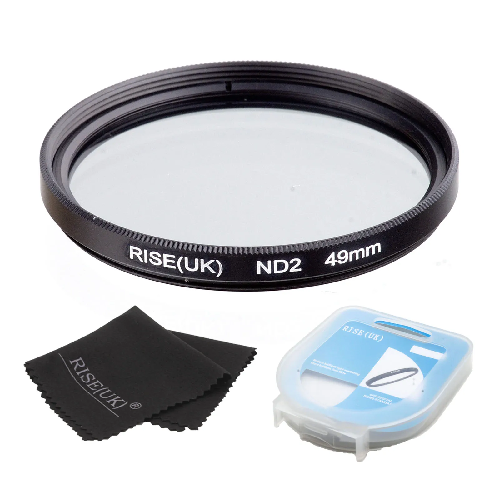 

RISE(UK) 49 mm Neutral Density ND2 Filter FOR ALL Camera lens+case +gift