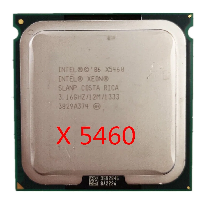 Процессор Intel Xeon X5460 работает на материнской плате LGA 771 3 16 ГГц 12 МБ 1333 МГц