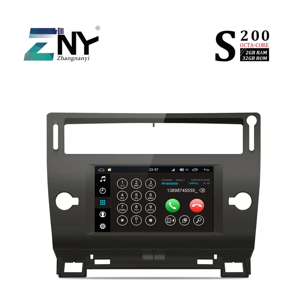 S200 7 &quotAndroid автомобильный DVD для Citroen C4 C Triomphe Quatre 2005 2006 2007 2008 2009 Радио RDS GPS навигации