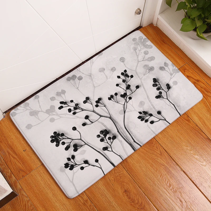 2017 Новый модный стиль креативные коврики моющийся коврик с листьями Коврики для