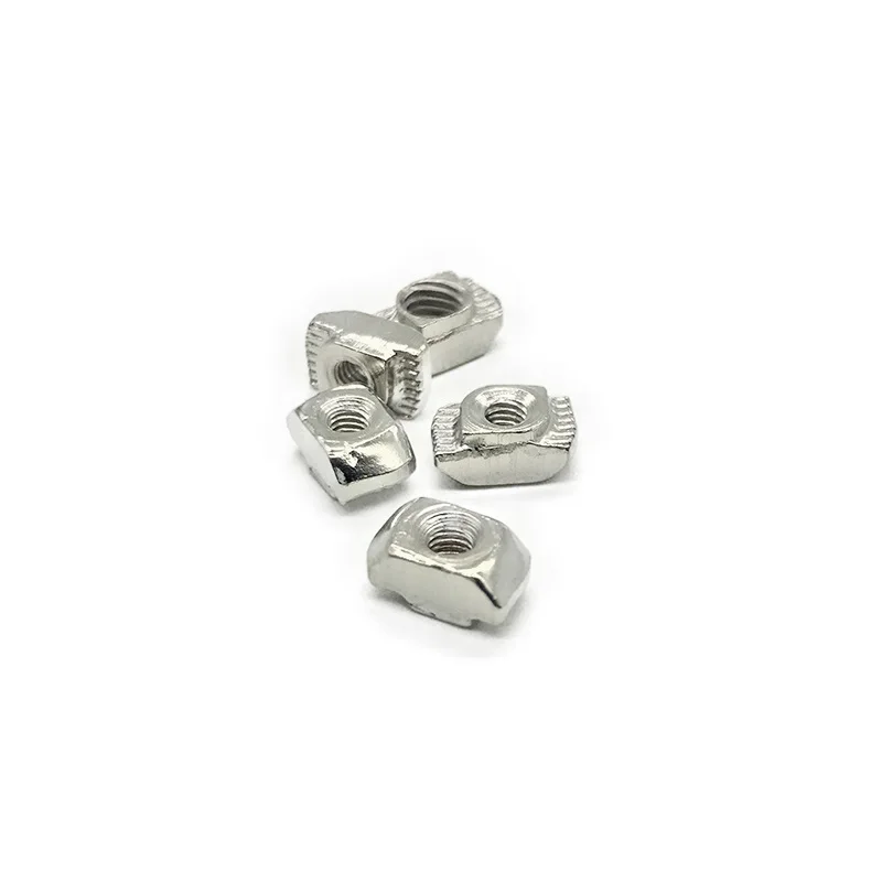 50Pcs M3/M4/M5*10*6 For 20 Series Slot T-nut Sliding T Nut Hammer Drop In Fasten Connector 2020 Aluminum Extrusions | Обустройство