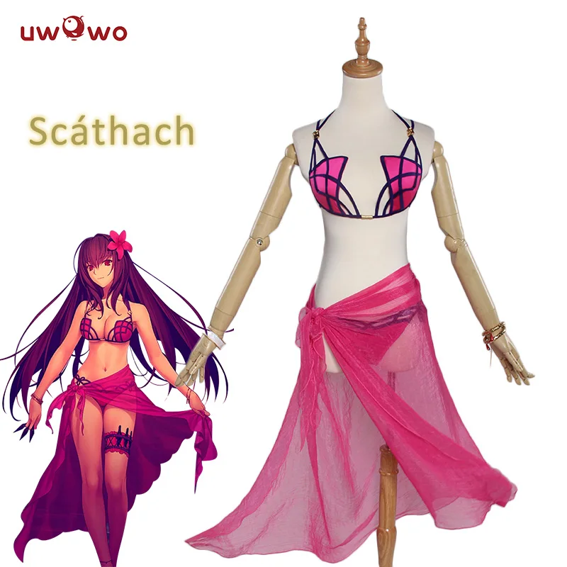 Сексуальный костюм женский купальник UWOWO Scathach Косплей Fate Grand Order Assassin