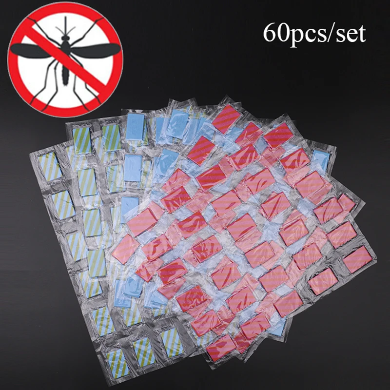 60 шт./компл. планшет насекомых против комаров и вредителей отпугиватель москитов