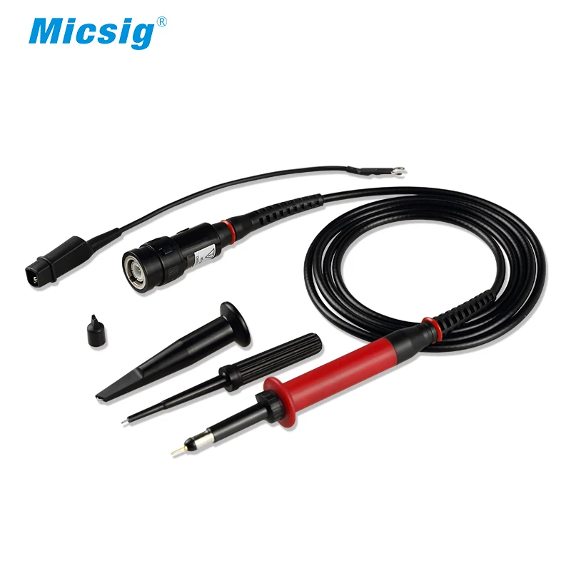 Micsig высоковольтный зонд пассивный ocilloscope 100:1 100 МГц осциллографа x10 Осциллограф prob