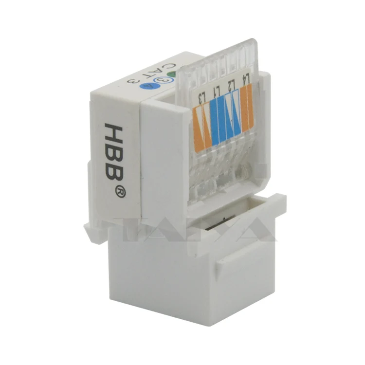 Keystone CAT3 RJ11 белого цвета|rj11 keystone|keystone rj11 |