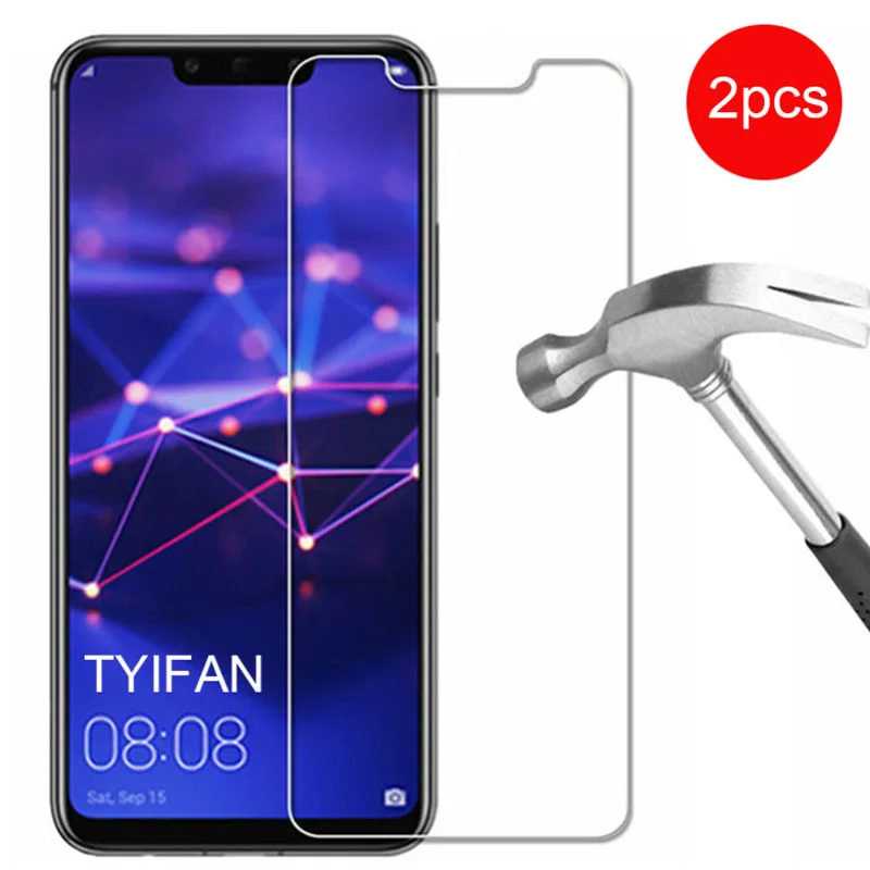 Закаленное стекло для Huawei Mate 20 Lite Mate20 2 шт. Защитное экрана на матовом lite легкая