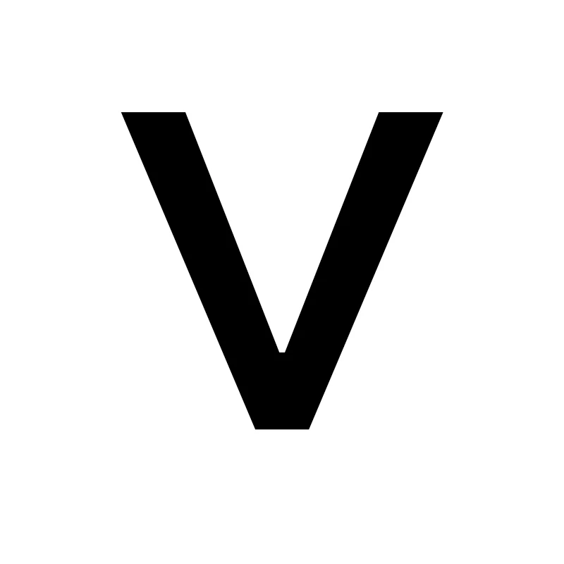 V 1 шт. Изящный Тонкий браслет с инициалами золото Нержавеющая сталь имя браслеты с подвесками для женщин, ювелирное изделие, подарок для невесты - Окраска металла: V