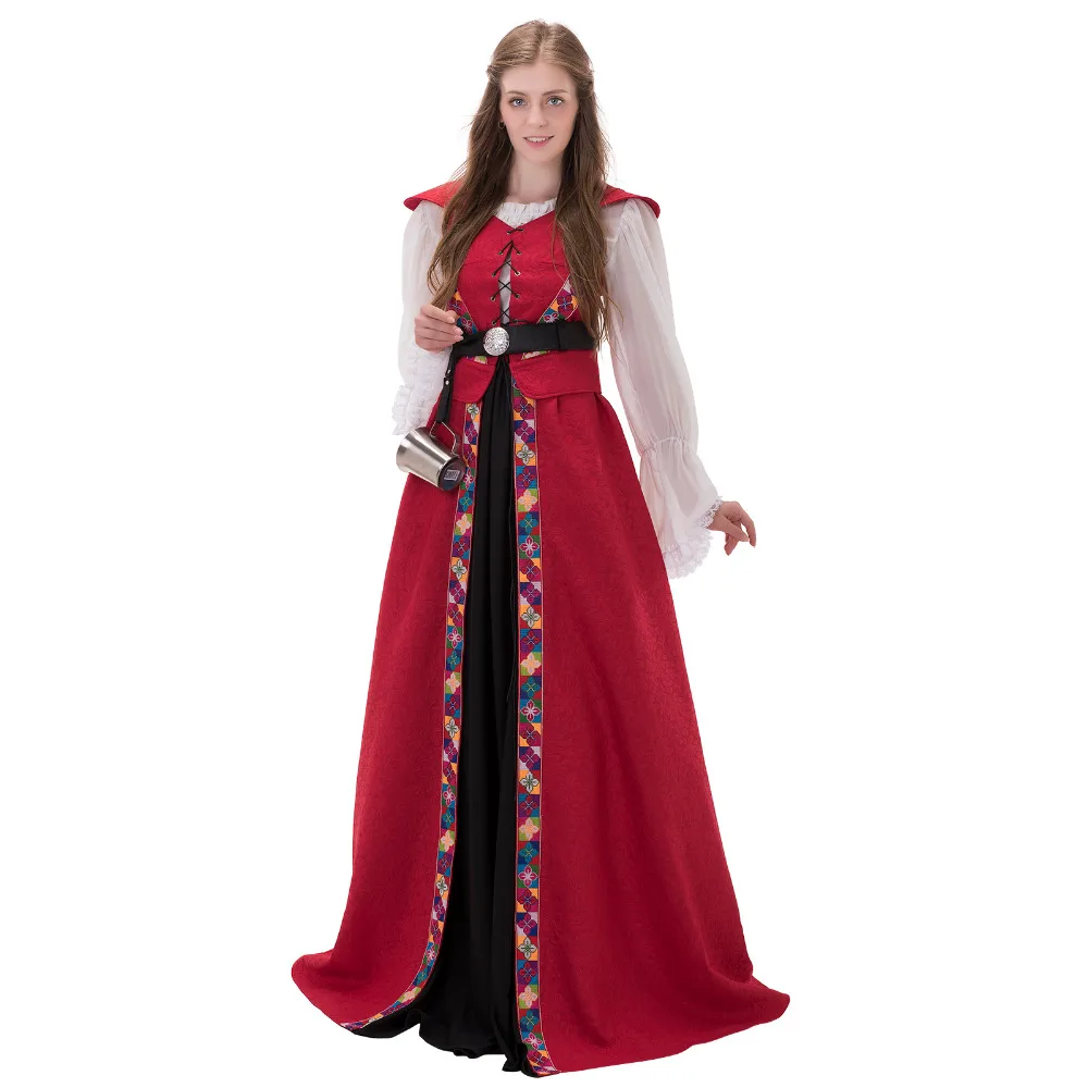 Винтажное средневековое платье Ренессанс 18 го века гражданская война