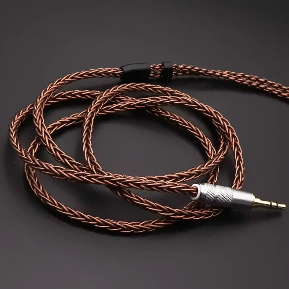 

New FENGRU 1.2M 7N Single Crystal Copper replaceable MMCX upgrade cable HiFi Earphone Wire For Shure SE535 SE215 SE846 UE900