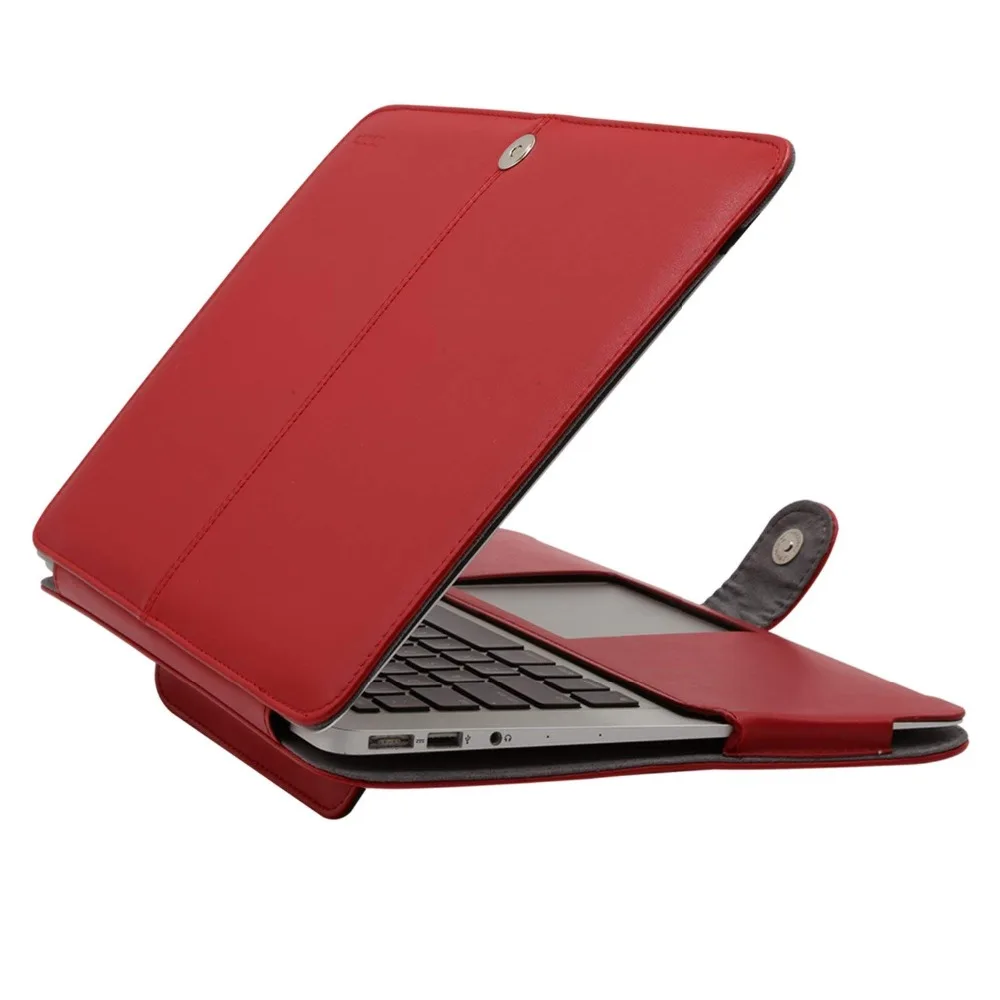 

MOSISO PU Leather Bag Case For Apple MacBook Air 11 13 A1466/A1369 Book Folio Protect Sleeve Cover for New Air13 New Pro13 2018