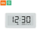 Умные Электронные часы Xiaomi Mi Mijia, электронные цифровые часы с контролем температуры и влажности, термометр, измеритель влажности, Mi Home