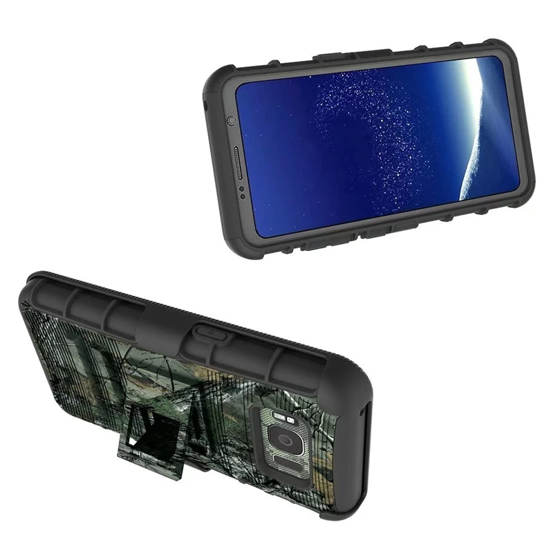 For Samsung Galaxy S8 Active / G892A Case Heavy Duty Armor Shockproof Hybrid Hard Soft Silicone Rugged Rubber Phone Cover |