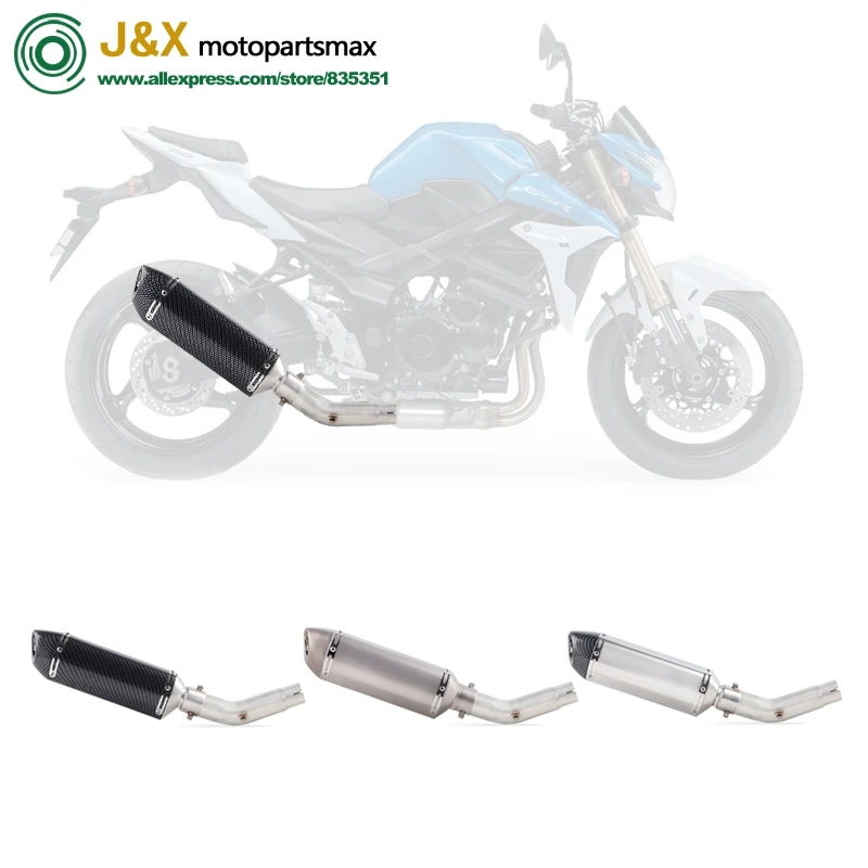 GSR750 GSR 750 мотоцикл выхлопной глушитель трубы Escape среднего звена труба глушителя