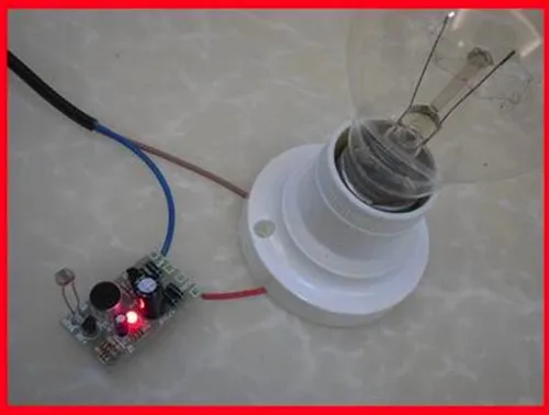 Бесплатная доставка! 2 шт. сенсорный выключатель света с задержкой Голосовая