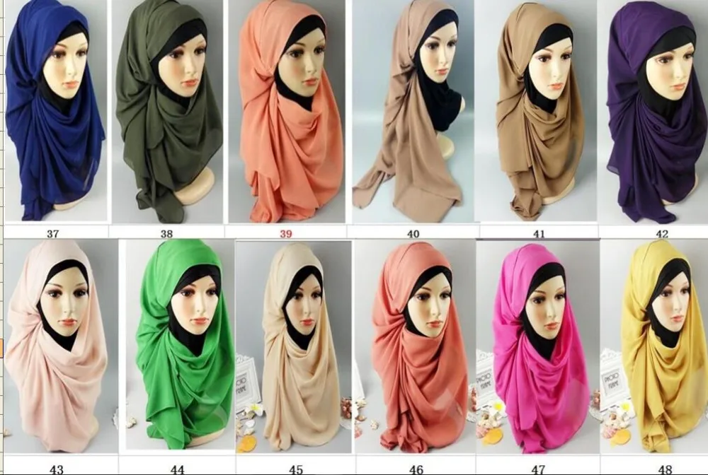 H5 10 шт. золотой жемчужный пузырьковый шифоновый хиджаб мусульманский шарф