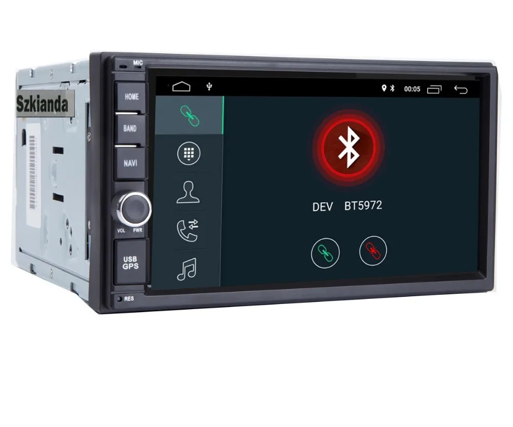 Автомобильный DVD-плеер с GPS android 8 1 2 din радио новая Универсальная GPS-навигация