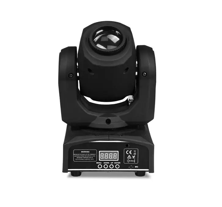 DMX512 мини точечный 10 Вт Светодиодный светильник с подвижной головкой пластиной