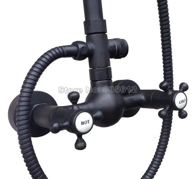 Смеситель для душа с двойной ручкой и ручной душевой лейкой | Обустройство дома