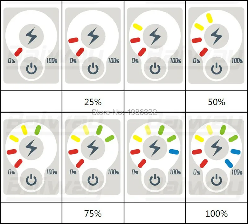 Светодиодный светильник WS16 измеритель емкости свинцово-кислотных аккумуляторов