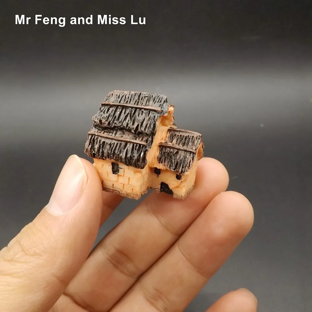 Миниатюрный Кукольный домик сделай сам украшения из смолы модель игрушка для