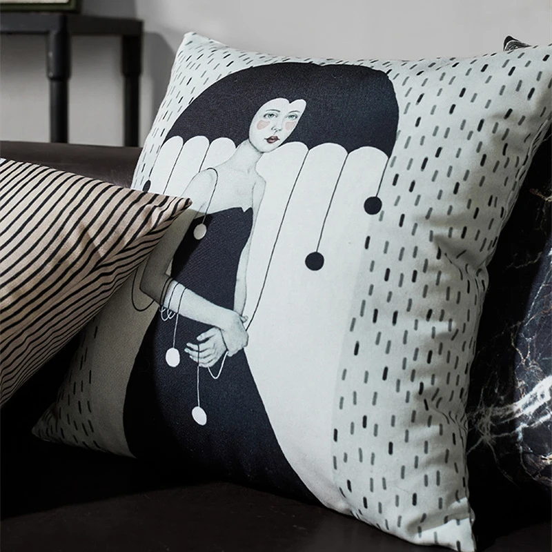 Элегантный женский роскошный Чехол на подушку шикарный с отверстиями для мозга