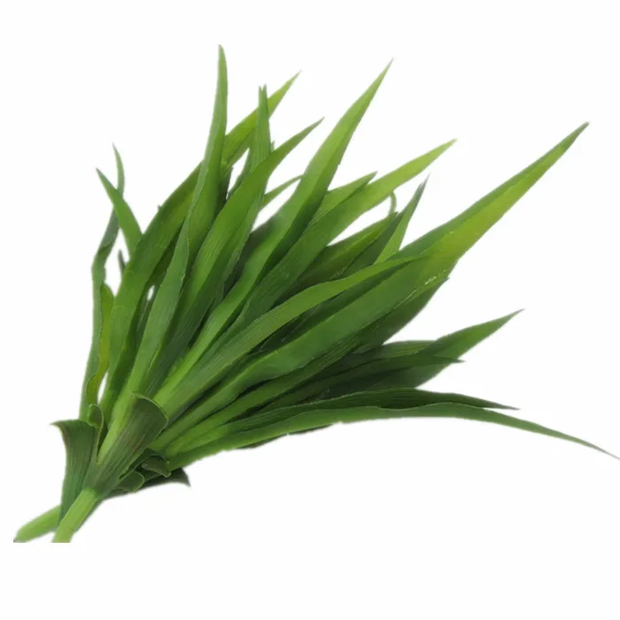 Зеленый искусственные листья орхидеи Цимбидиум трава реалистичные растения