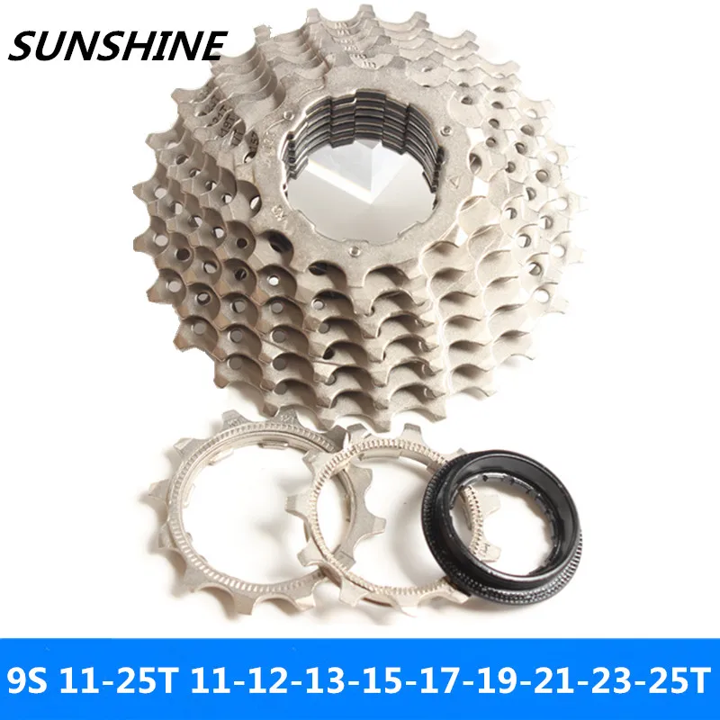 Карточка для горного/шоссейного велосипеда SUNSHINE 9 скоростей 11-25T складной