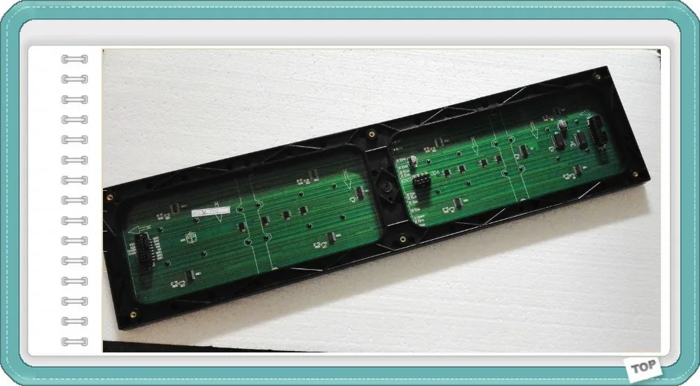 F5.0 P7.62 64*16 точек 488*122 мм двухцветный красный и зеленый цвет SMD Внутренние