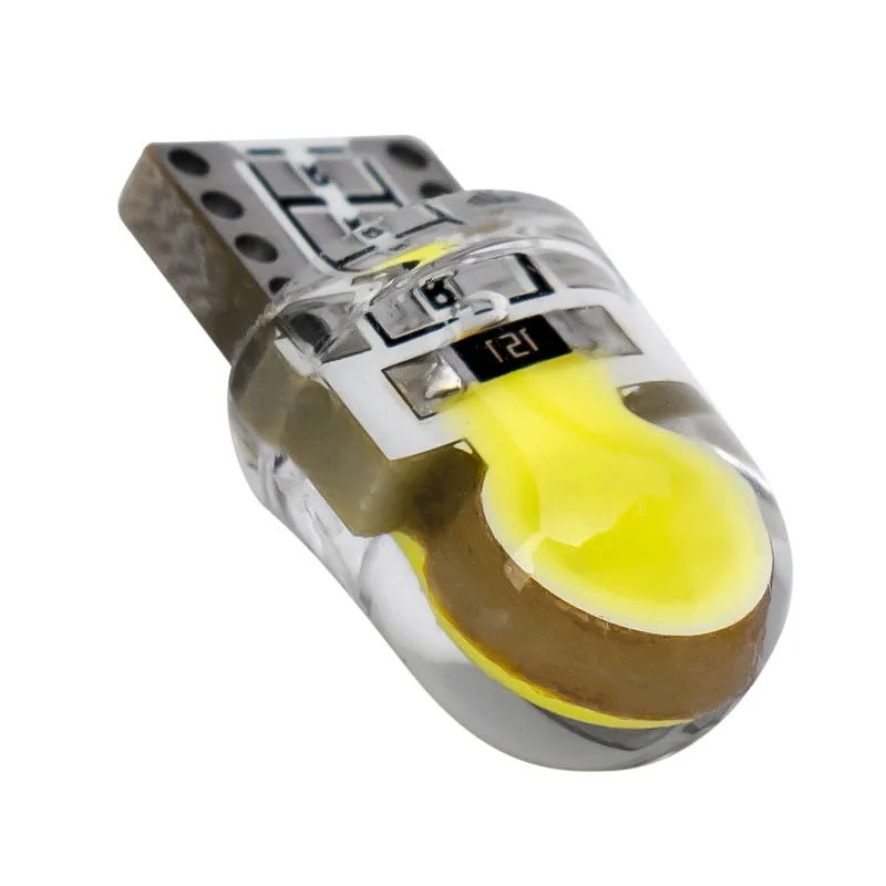 20 шт. силиконовые светодиодные лампы T10 W5W WY5W|interior light|led instrumentled light car cob |