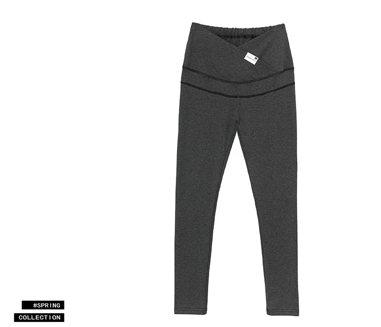 1911# Autumn Winter Skinny Maternity Legging Across V Low Waist Belly Legging for Pregnant Women Cotton Pregnancy Pencil Pants