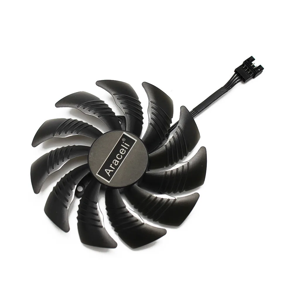 A 1PCS 88 мм PLD09210S12HH вентилятор охлаждения для Gigabyte GeForce GTX 1050 Ti RX 480 470 570 580 GTX 1060 G1 GTX 960 Графика карты кулер - Цвет лезвия: A 1PCS