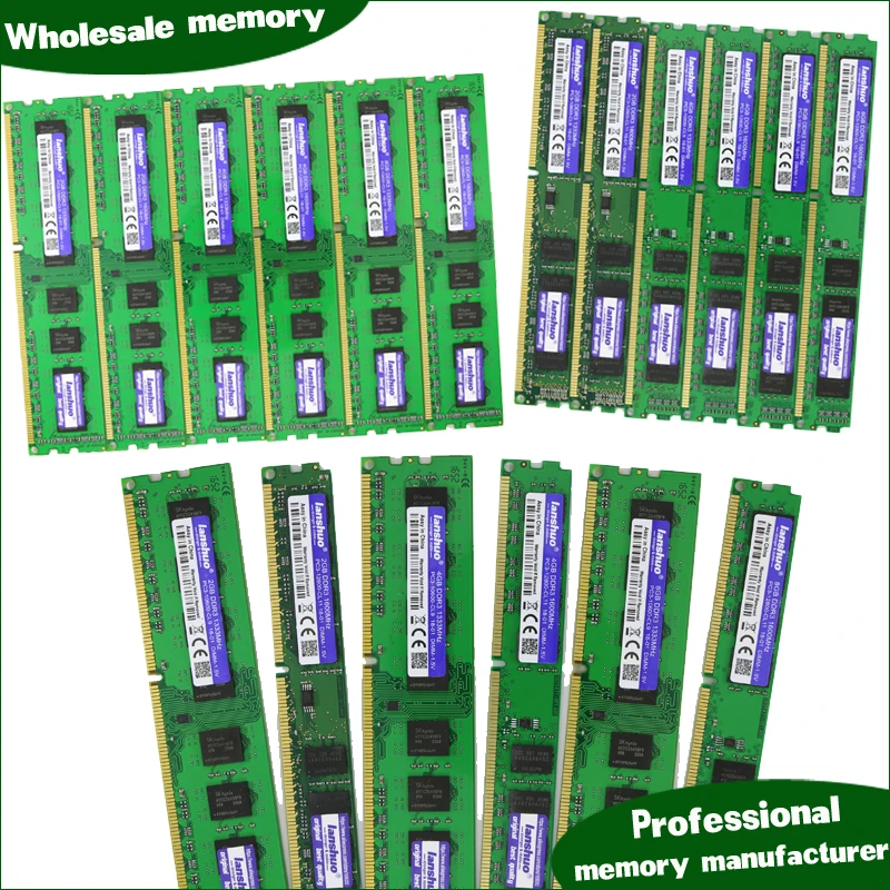 Lanshuo 2 Гб DDR2 PC2-6400 2G PC2 6400 800 МГц для настольных ПК оперативная Память DIMM 240 контакты