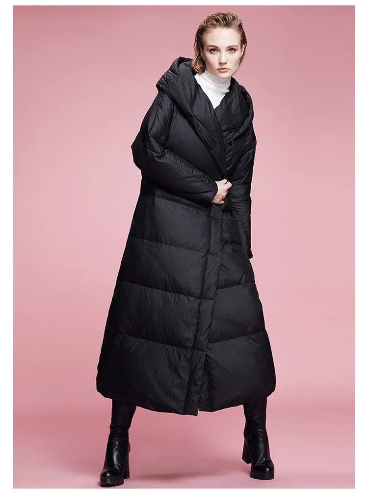 A-Style Hooded Down Coat New Design Women Winter Women Down Coat