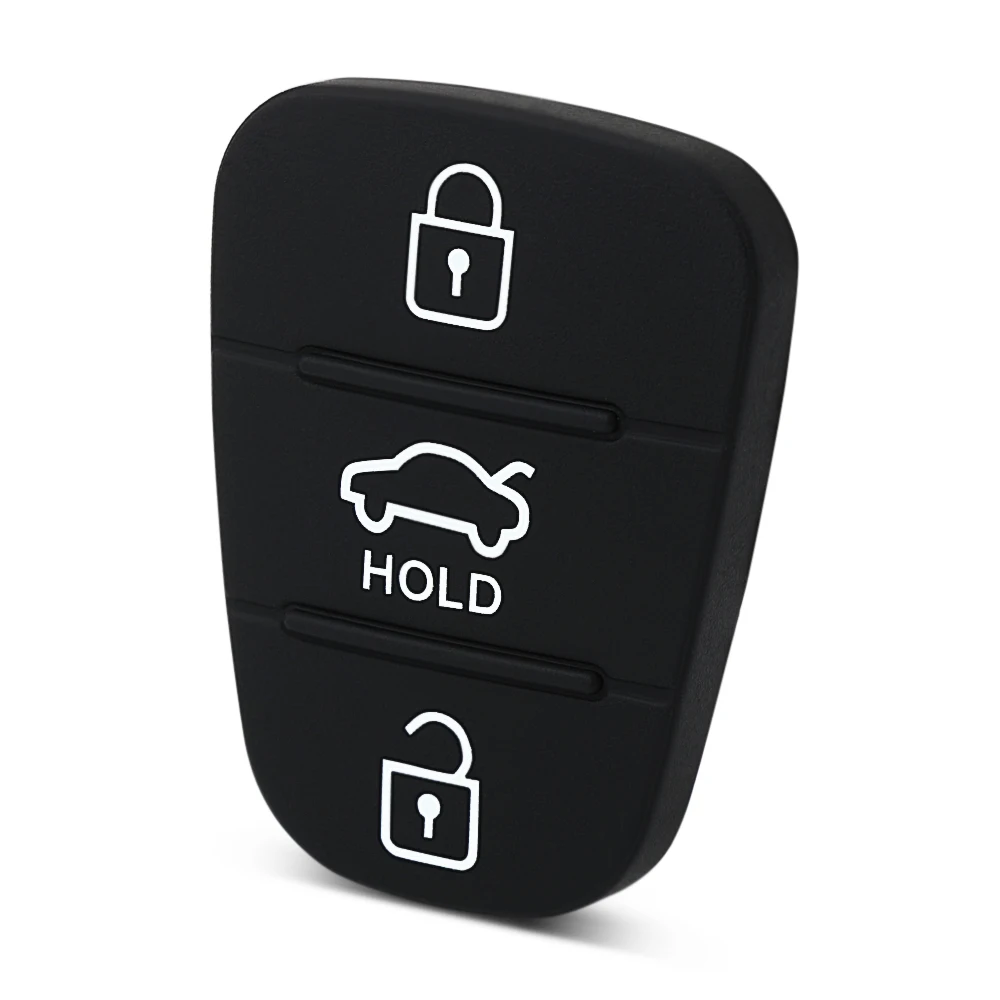 3 кнопки дистанционного ключа Fob чехол резиновая накладка для Hyundai I10 I20 I30 IX35 Kia K2 K5