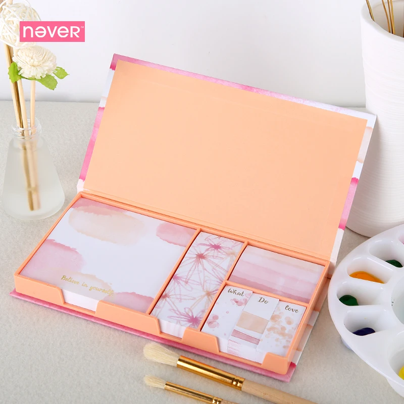 Никогда не акварель коллекция заметки комплект Блокнот набор сообщение дневник