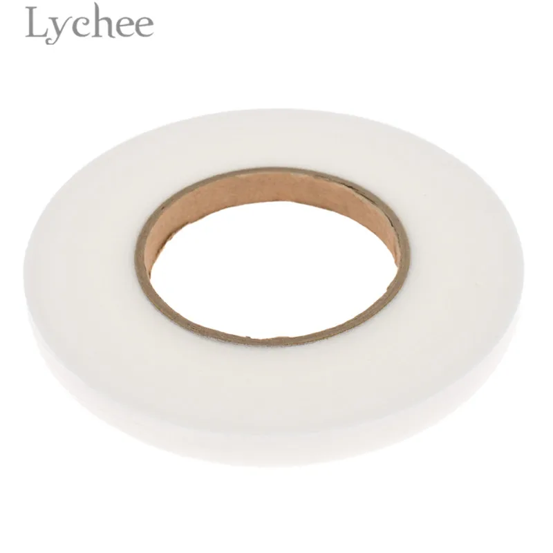 Width 1cm Lychee 70 ярдов Двусторонняя кромка лента Белая кромминговая лента DIY Швейные аксессуары - Цвет: Width 1cm